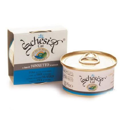 Schesir 0.085 тунец в собственном соку консервы д/кошек