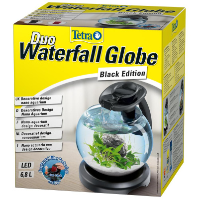 Аквариум (Tetra) 6,8л Duo Water Globe черный Аквариум (Tetra) 6,8л Duo Water Globe черный