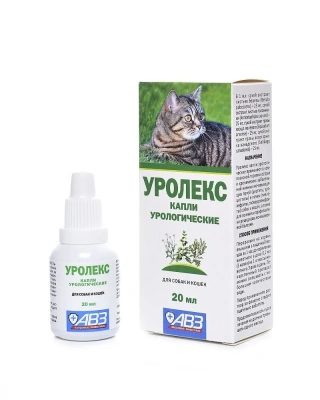 Уролекс (АВЗ) 20мл капли урологические для профилактики и лечения заболеваний почек для кошек и собак (ЛИЦЕНЗИЯ) Уролекс (АВЗ) 20мл капли урологические для профилактики и лечения заболеваний почек для кошек и собак (ЛИЦЕНЗИЯ)