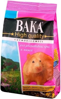 Вака 0,5кг High Quality корм для крыс и мышей