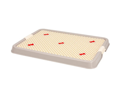 Туалет (Stefan) лоток с сеткой для собак малый S 50х38х3,5см, светло-коричневый BP1303N