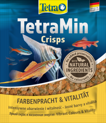 Tetra Min Crisps Sachet 0,012кг корм чипсы для рыб 149304 Tetra Min Crisps Sachet 0,012кг корм чипсы для рыб 149304