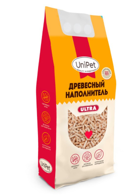 Наполнитель (UniPet) 6л древесный наполнитель премиум класса для кошек