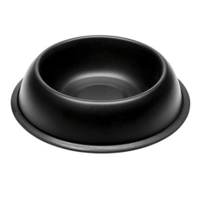 Миска (Ferplast) "Mira KC 70" метал. черная 0.25л
