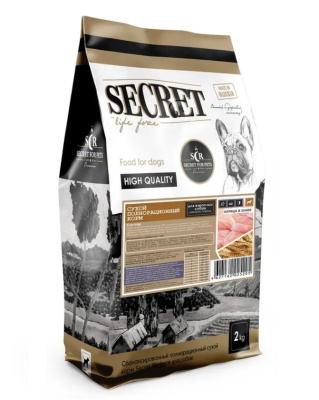 Секрет Secret Life Force  2кг сухой курица и злаки д/собак мелких пород (25205)