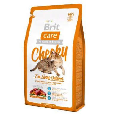 Брит Care Cat Cheeky Outdoor 7кг оленина сухой д/активных и уличных кошек (505661)