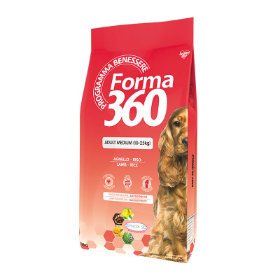 Пет 360 (Pet 360) 360 Forma 12кг ягненок+рис (д/средних пород) сухой д/собак (126956)
