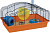Клетка (Ferplast) "Oriente 10" (49.5*31.5*25.7) черная д/хомяков 1 шт.