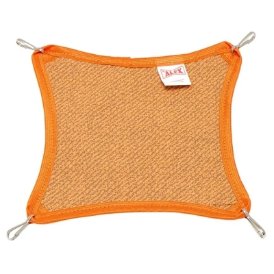 Гамак (Mr. Alex) Стандарт L (30*30) хлопок, полиэстер, для мелких животных подвесной (карабин) 