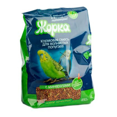 Жорка 450г Пакет д/волнистых попугаев минералы (641829)