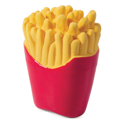 Игрушка (Triol) MINI DOGS Картофель фри для собак мелких пород, латекс, 7см