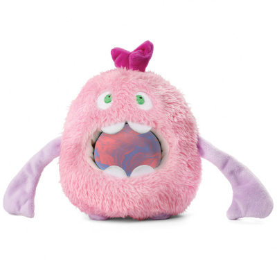 Игрушка (Triol) "Розовый тролль с мячиком" мягкая для собак, 150/195мм Игрушка (Triol) "Розовый тролль с мячиком" мягкая для собак, 150/195мм