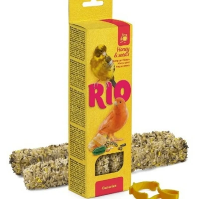 Рио (Rio) 0,04кг*2шт палочки для канареек с медом и полезными семенами, 0,08кг