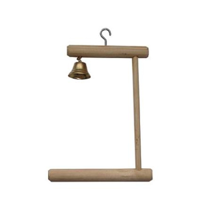 Игр.д/птиц RP8540 Качель дерев. с колокольчиком