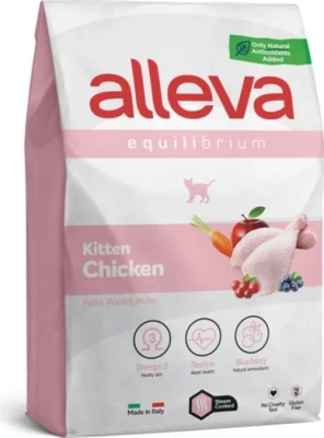 Alleva Equilibrium 1,5 кг с курицей сухой корм для котят (101103)
