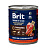 Brit Premium by Nature 0,85кг с говядиной и печенью консервы для взрослых собак всех пород (51151)