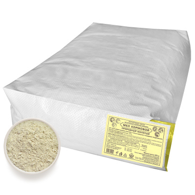 Мел кормовой 25кг