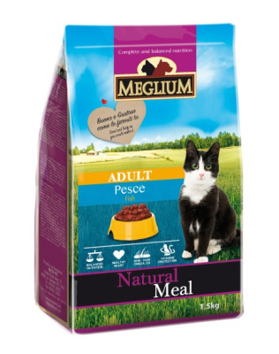 Meglium 1,5кг с чувствительным пищеварением рыба сухой для кошек (010488) Meglium 1,5кг с чувствительным пищеварением рыба сухой для кошек (010488)