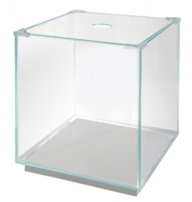 Аквариум (Голдфиш) Куб 30л с  покровное стеклом 319*319*340 Куб30бел Аквариум (Голдфиш) Куб 30л с  покровное стеклом 319*319*340 Куб30бел