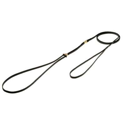 Ринговка (V.I.Pet) с прищепкой золото PEQG-05, чёрная