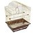 Клетка (Triol) для птиц 2113G, 30*23*39см золото