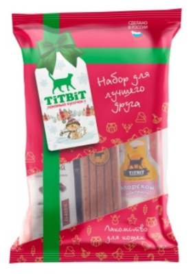 TiTBiT набор подарочный для кошек (Новогодняя коллекция)