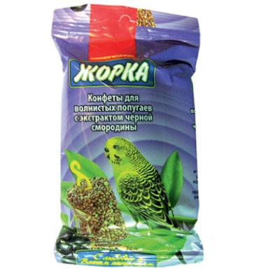 Жорка конфеты 0,1кг черная смородина д/попугаев (2шт)