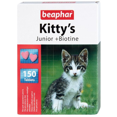 Кормовая витаминная добавка (Beaphar) Kitty's юниор  150шт для котят, 52,5гр (12508)