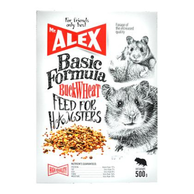 Мистер Алекс Basic 0.500 корм Гречиха д/хомяков