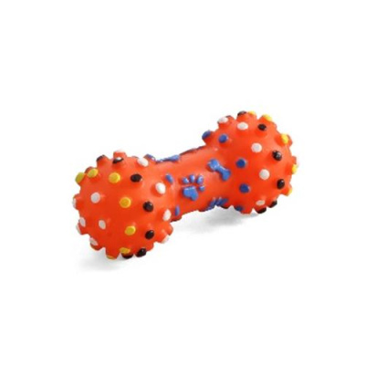 Игрушка (Triol) Гантель с шипами 10,5см для собак