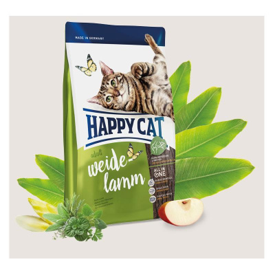 Хеппи Кет Adult 4кг ягненок д/кошек (079968)