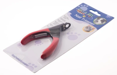 Когтерез (Hello Pet) 17124P гильотина большое отверстие черный с цветным покрытием