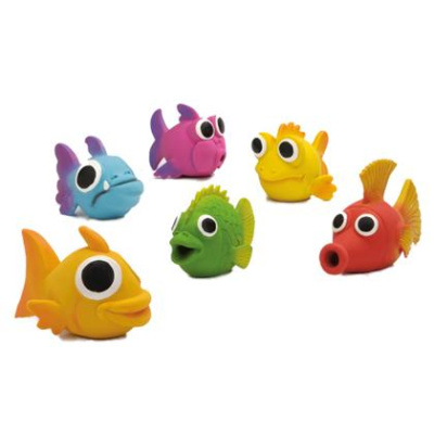 Игрушка Бизтис (Beeztees) 620875 Рыбка, латекс, в ассорт. 14*6см