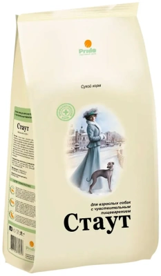 Стаут 15кг с чувствительным пищеварением сухой корм для взрослых собак (771171)