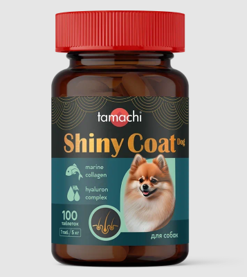 Tamachi Блестящая шерсть витаминно-минеральный комплекс 100таб для мелких собак (793298)