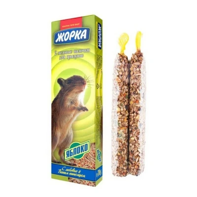 Жорка 0,07кг палочки медовые Яблоко для грызунов (2шт)