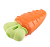 Игрушка (Wogy) Морковь пищалка для собак 14.5х5х4.5см арт.10922-8613