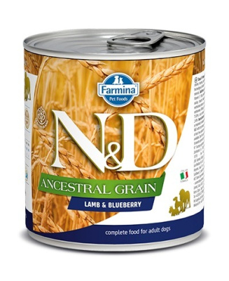 Farmina (Фармина) N&D Low Grain Dog 0,285кг ягненок черника для собак (102697) 6 шт/уп