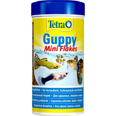 Tetra Guppy Mini Flakes 0,25л/0,075кг корм хлопья для гуппи 197237
