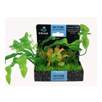 Композиция (PRIME) 618 из пластиковых растений 15см