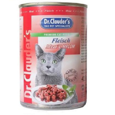 Доктор Клаудер (Dr.Clauder's) 415г мясо консервы д/кошек (211420)