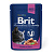 Brit Premium 0,1кг лосось и форель пауч для кошек (100306)