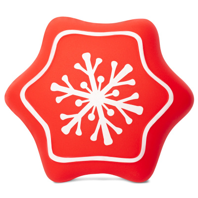 Игрушка (Triol) NEW YEAR Снежинка для собак, 85мм