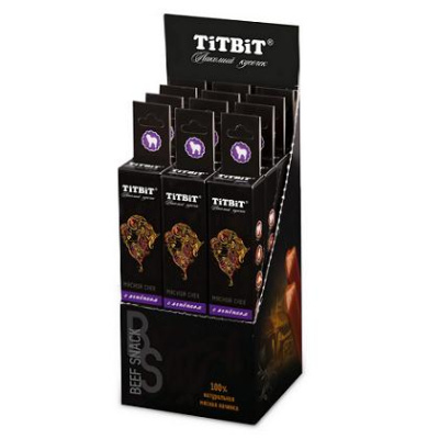 ТитБит снек мясной Beef snack с ягненком д/мелких собак, 40г