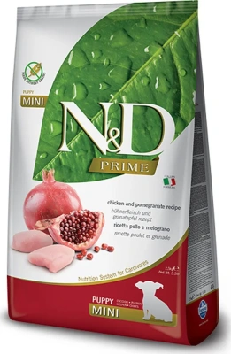 Farmina (Фармина) N&D Puppy 2,5кг беззерновой курица и гранат сухой для щенков мелких пород 4177 (035998) 