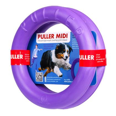 Игрушка (PULLER) Снаряд тренировочный д/собак средних пород (2 кольца)