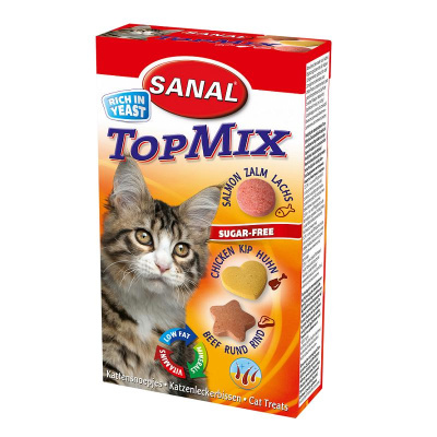 Sanal: вит. минер. лакомство Topmix  50гр, д/кошек и котят
