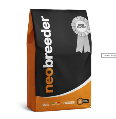 Alleva Neobreeder Holistic 20кг с ягненком и олениной, коноплей и женьшенем д/ср и кр собак (Только для заводчиков) /NEOBREEDER HOLISTIC ADULT LAMB & VENISON MEDIUM/MAXI 20KG