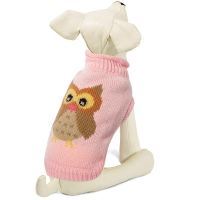 Свитер (Triol) Сова L, розовый, размер 35см