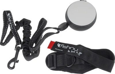 Рулетка-поводок (Lishinu) 1, Bungee, белый